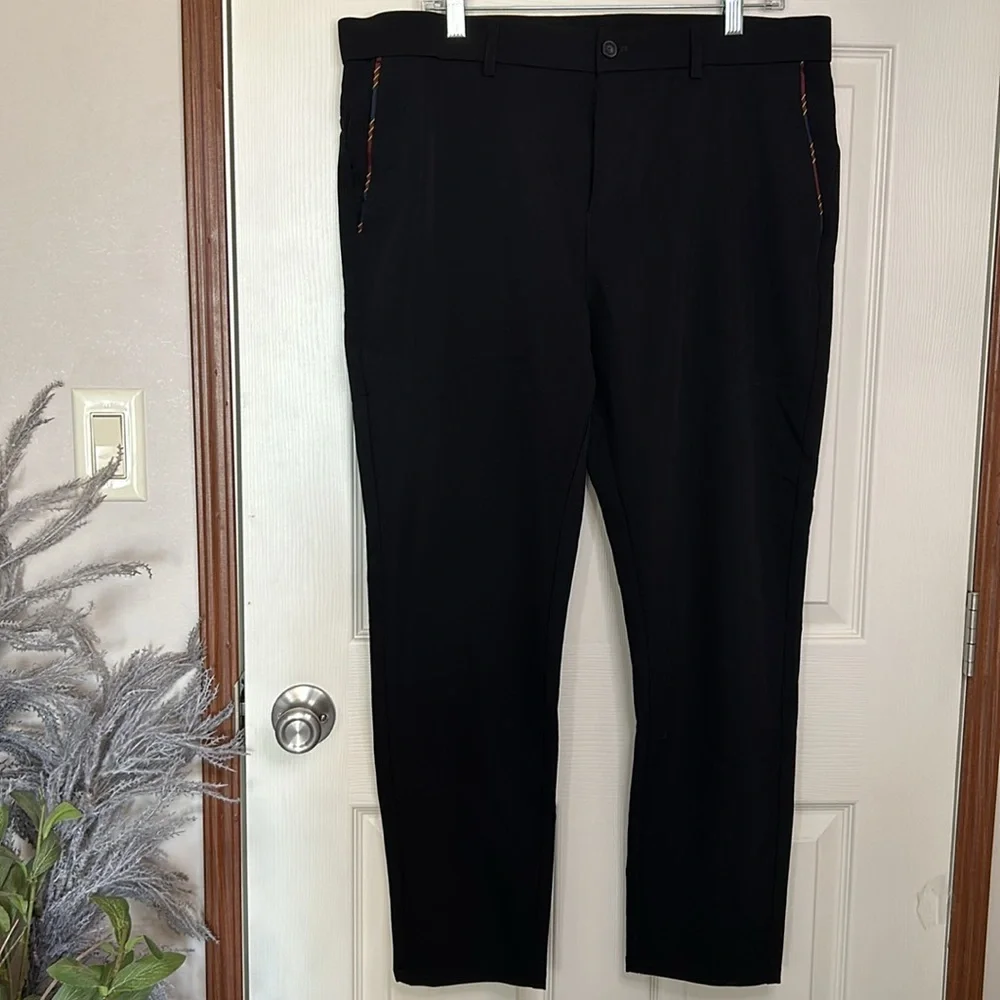 MENSWEAR | PLAID AND PLAIN | SLIM FIT PANTS | 38W x 28L | NWT